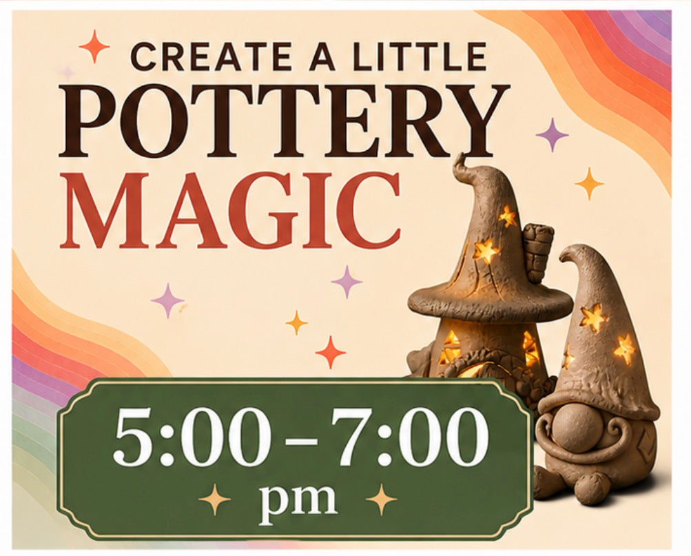 Fairy house / Gnome Pottery Workshop – 5:00-7:00 Aug 21