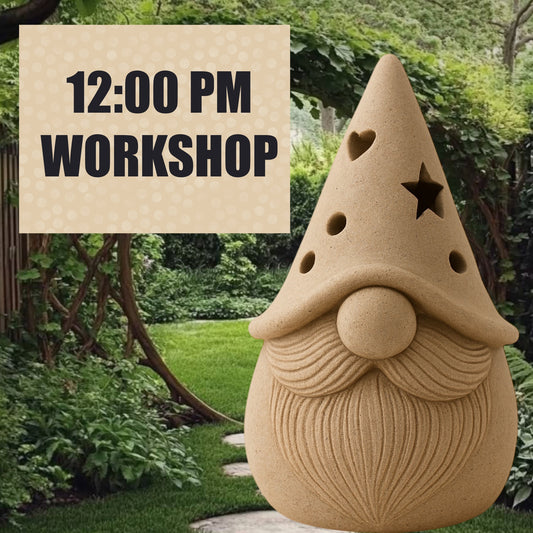 12pm Garden Gnome workshop Sunday Aug31th